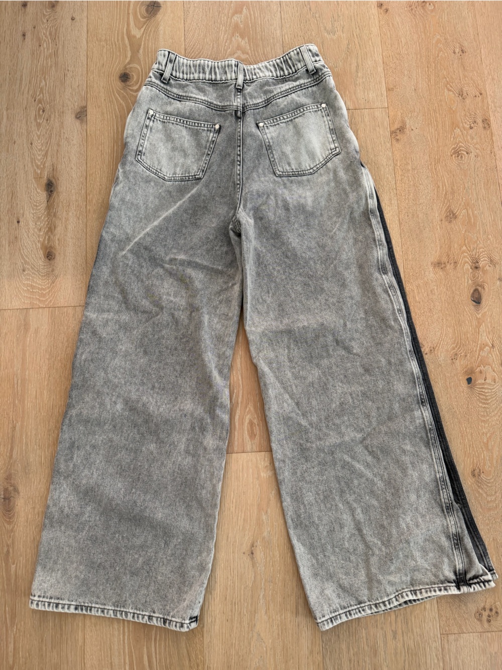 IRO Andreea Wide-Leg Jeans (Mixed Grey) / Size 38 - Picture 5 of 6